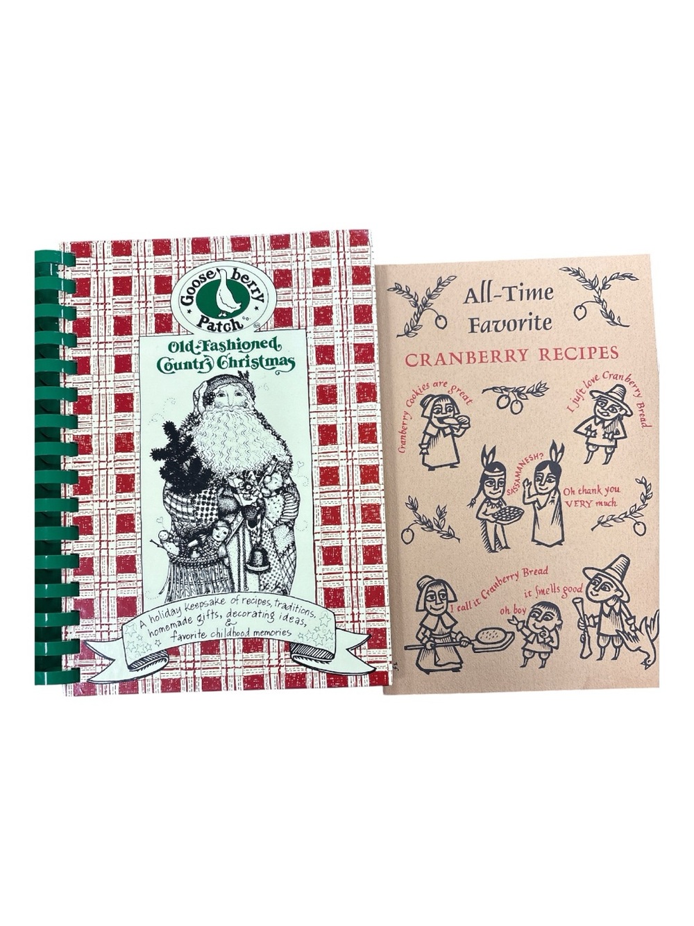 Gooseberry Patch Old-Fashioned Country Christmas Cookbook & Cranberry Recipes -2